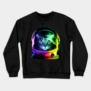 Astronaut cat Crewneck Sweatshirt